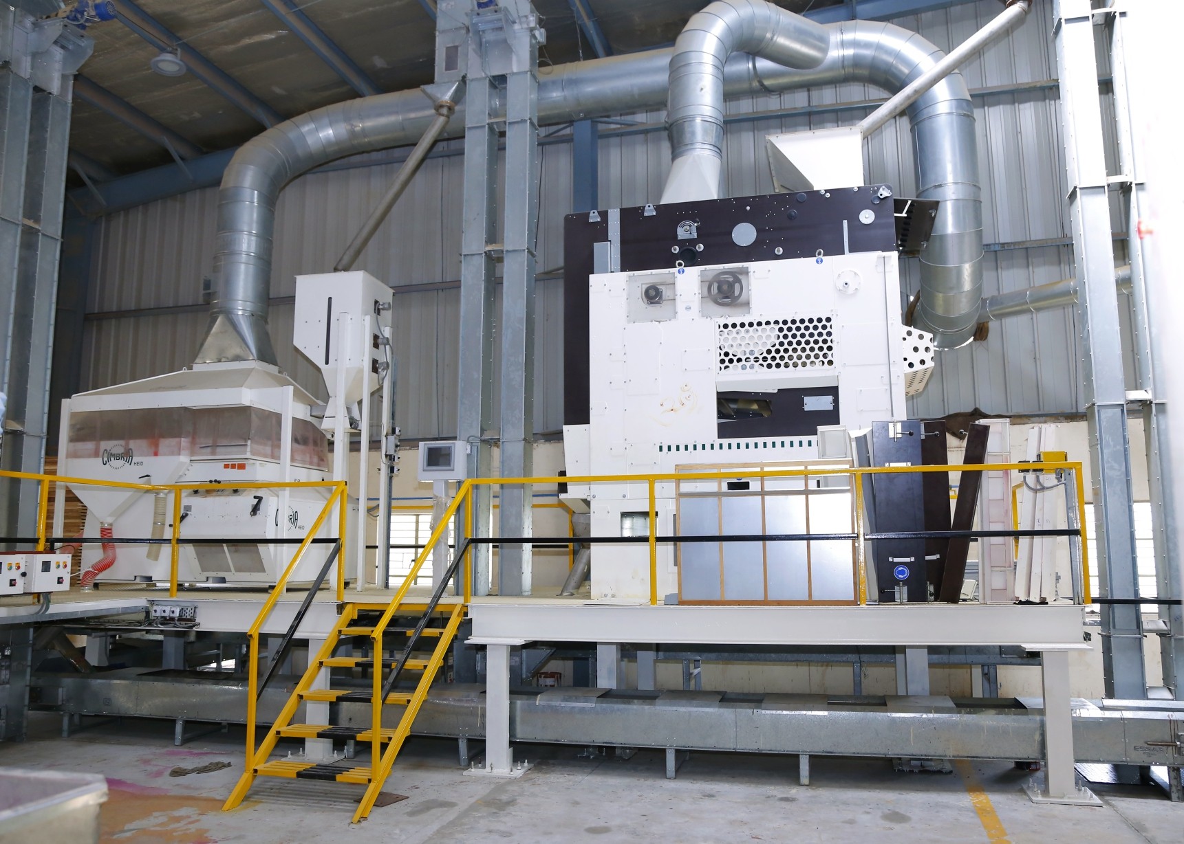 Cimbria gravity separators and fine cleaning
